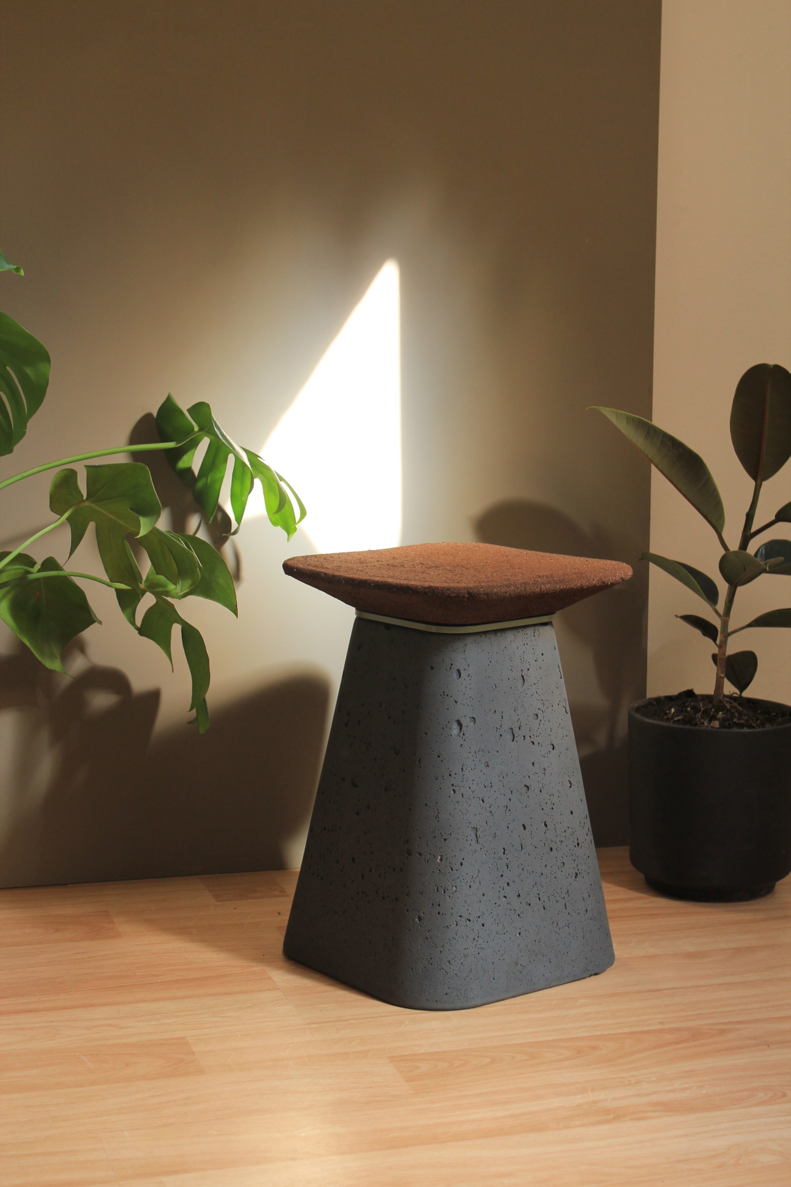Xavier Loránd Nero stool for Francq Colors